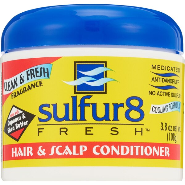 Sulfur 8 Fresh Medicated Anti-Dandruff Hair & Scalp Conditioner, 3.8 OZ