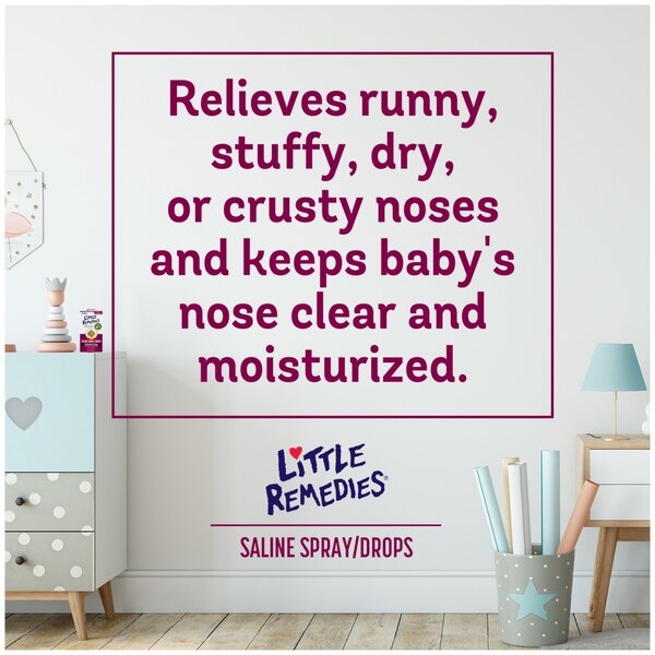 Little Remedies Saline Spray and Drops, Safe for Newborns