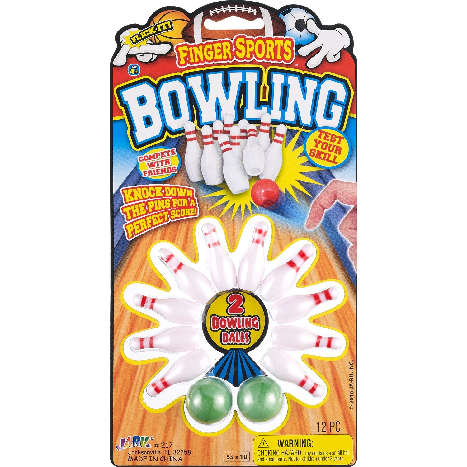 Dollar Deals Finger Sports - Juego de bolos para jugar con los dedos