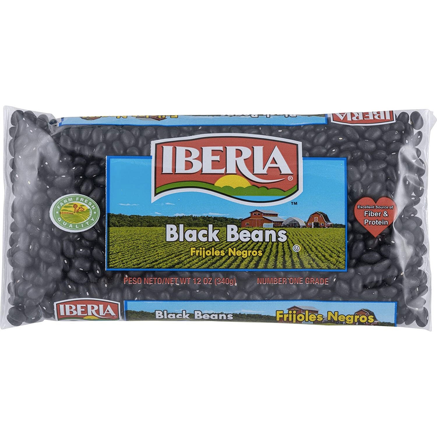 Iberia Black Beans, 12 OZ