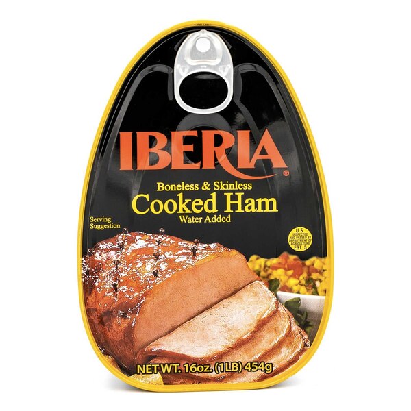 Iberia Boneless & Skinless Cooked Ham, 16 OZ