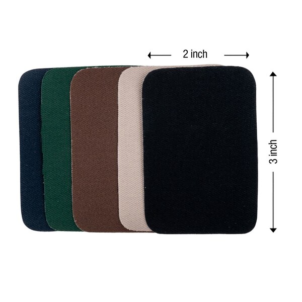 Singer Iron-On Patchettes, 2 x 3 in, 10 ct