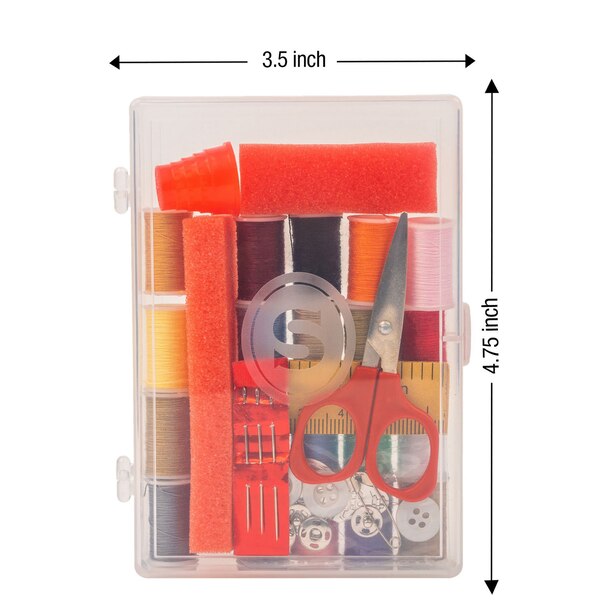 Singer 34-Piece Fly Friendly Travel Sewing Kit with Storage Case