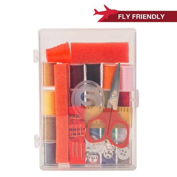 Singer 34-Piece Fly Friendly Travel Sewing Kit with Storage Case
