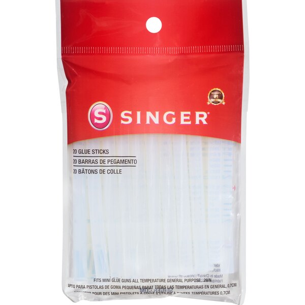 Singer Mini Glue Gun Glue Sticks, 20 ct