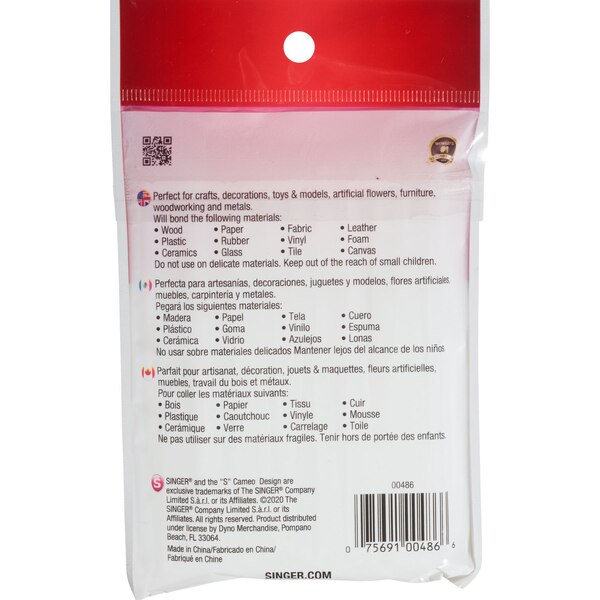 Singer Mini Glue Gun Glue Sticks, 20 ct