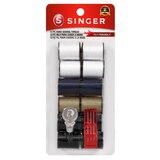 Singer Hand Sewing Repair Kit, Neutral Colors, 12 Spools, thumbnail image