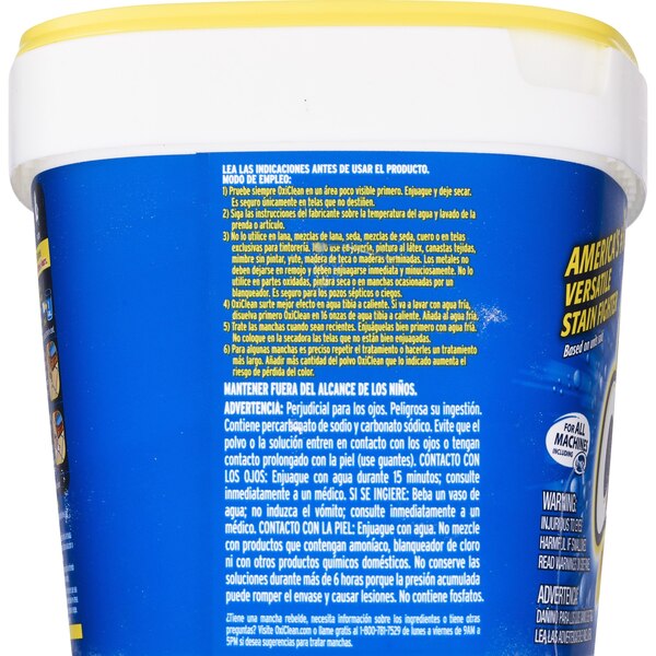 Oxiclean Versatile Stain Remover, 3 lb Bucket