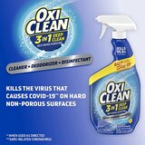 OxiClean 3-in-1 Deep Clean Multi-Purpose Disinfectant Spray, Citrus Scent, 30 OZ, thumbnail image