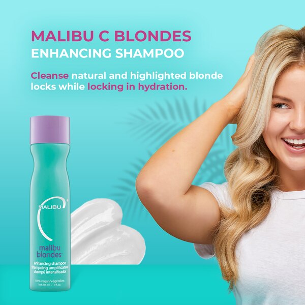 Malibu C Malibu Blondes Enhancing Shampoo, 9 OZ