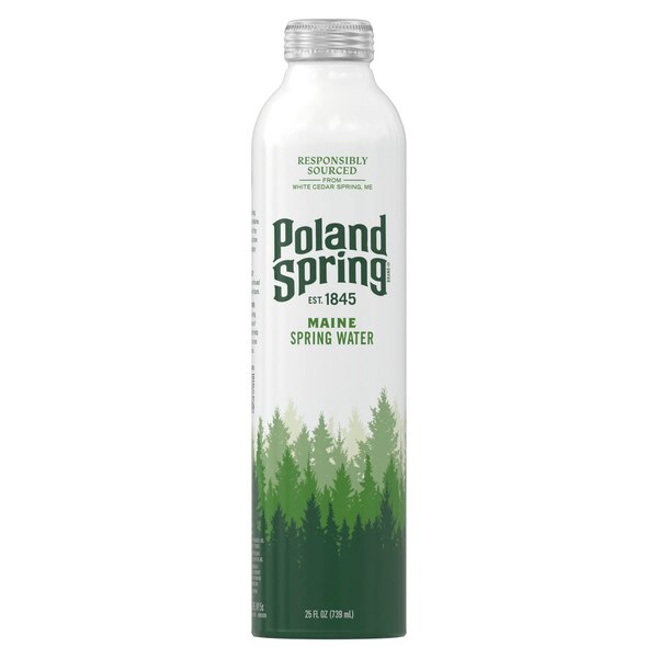Poland, Spring Water, Aluminum Bottle 25 oz