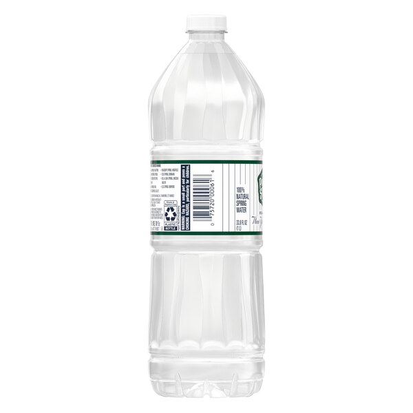 Poland Spring 100% Natural Spring Water Plastic Bottle, 33.8 OZ