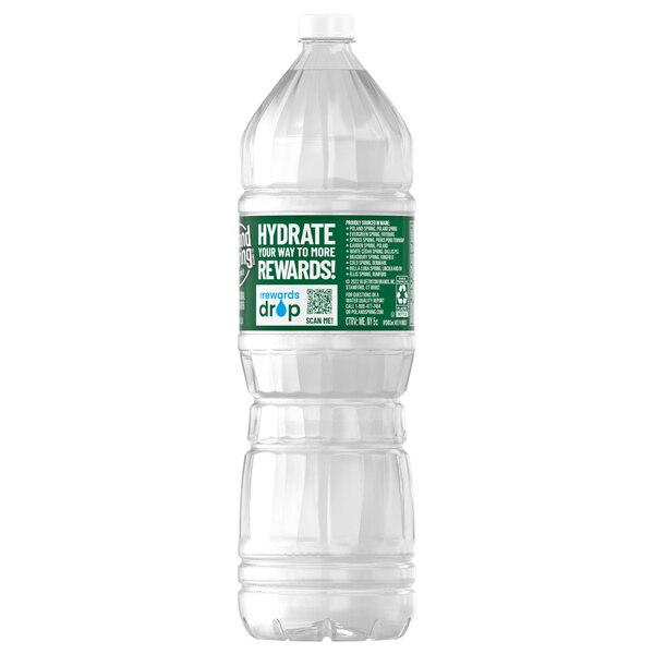 Poland Spring 100% Natural Spring Water Plastic Bottle, 50.7 oz