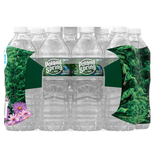 Poland Spring 100% Natural Spring Water Plastic Deposit Bottle