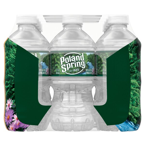 Poland Spring 100% Natural Spring Water Plastic Bottle