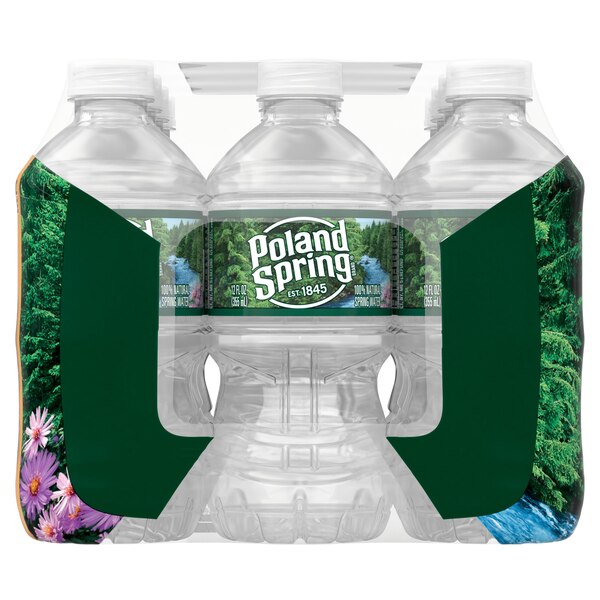 Poland Spring 100% Natural Spring Water Plastic Bottle
