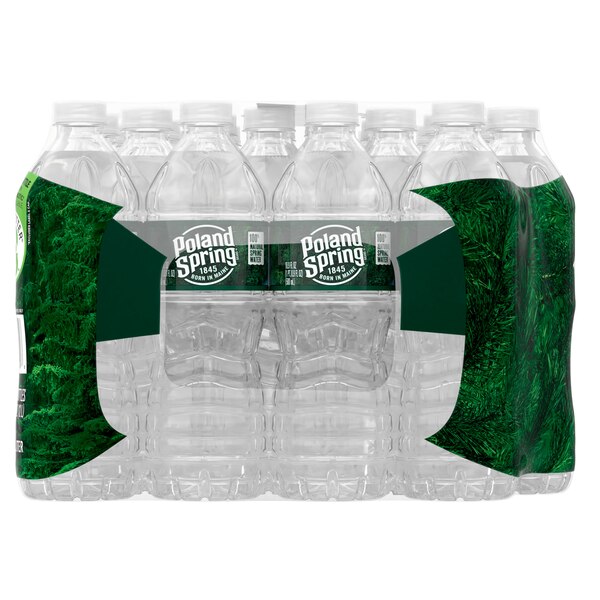 Poland Spring 100% Natural Spring Water Plastic Bottle, 24 ct, 16.9 oz