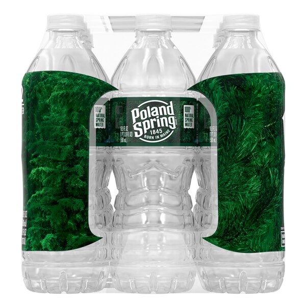 Poland Spring Brand 100% Natural Spring Water, 12 ct, 16.9 oz