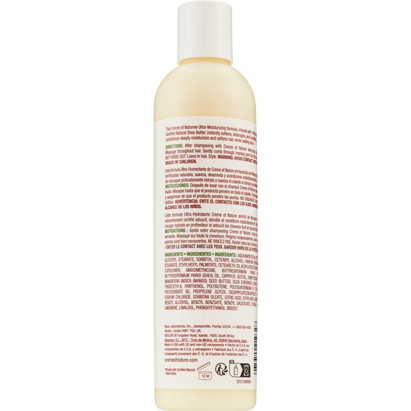 Creme Of Nature Mango & Shea Butter Ultra-Moisturizing Leave-In Conditioner, 8.45 OZ