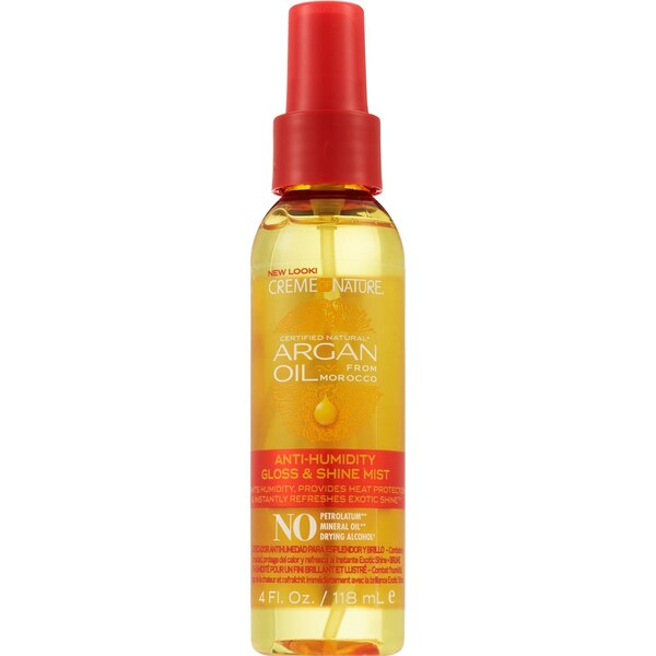 Creme Of Nature Anti-Humidity Argan Oil Gloss & Shine Mist, 4 OZ