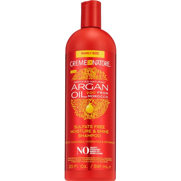 Creme of Nature Argan Oil Moisture & Shine Shampoo, 20 OZ