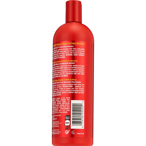 Creme of Nature Argan Oil Moisture & Shine Shampoo, 20 OZ