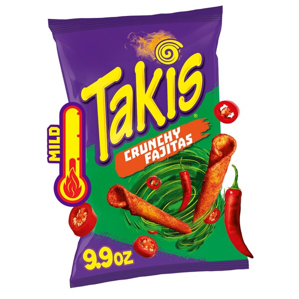 Takis Crunchy Fajitas Rolled Tortilla Chips