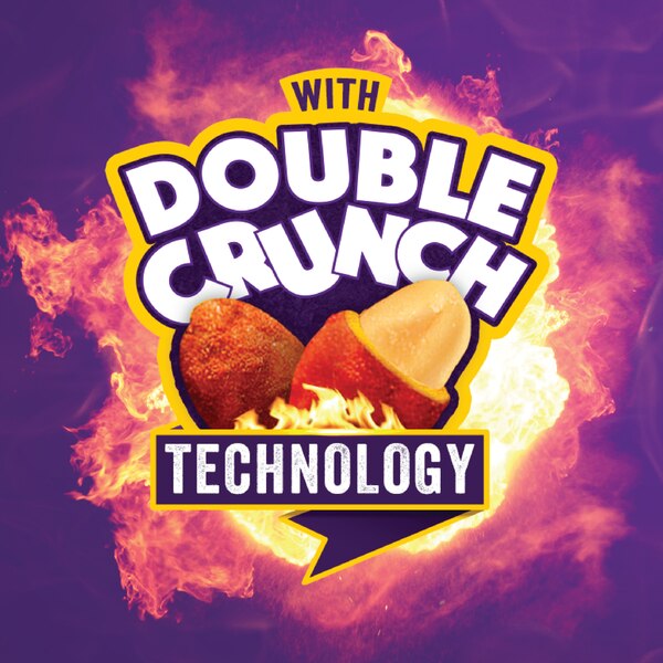 Takis Flare Hot Nuts Pouch, Chili Pepper & Lime Flavored Spicy Double-Crunch Peanuts, 3.2 oz