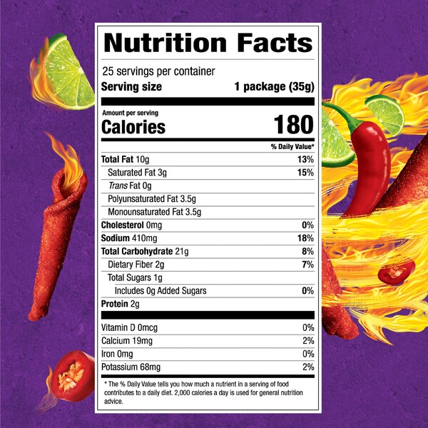 Takis Mini Fuego Hot Chili Pepper & Lime Rolled Tortilla Chips
