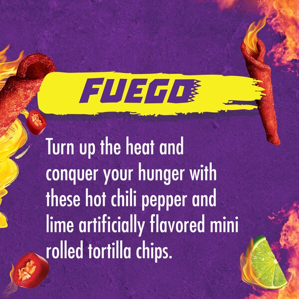 Takis Mini Fuego Hot Chili Pepper & Lime Rolled Tortilla Chips