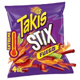 Takis Fuego Stix Hot Chili Pepper & Lime Flavored Spicy Corn Chips, 4 oz, thumbnail image