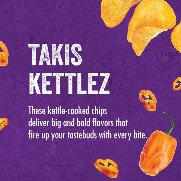 Takis Kettlez Habanero Fury Habanero Kettle-Cooked Potato Chips, 8 OZ