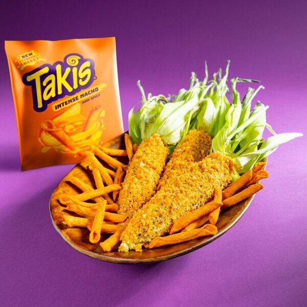 Takis Intense Nacho Rolls Nacho Cheese Flavored Cheesy Tortilla Chips, 9.9 oz