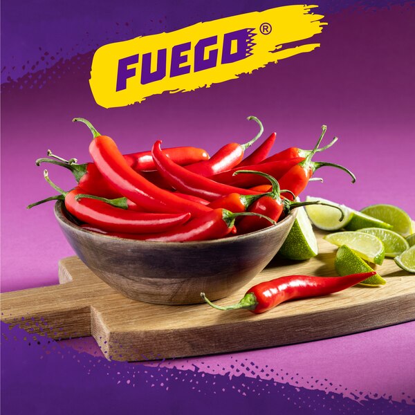Takis Fuego Waves Hot Chili Pepper & Lime Flavored Spicy Wavy Potato Chips