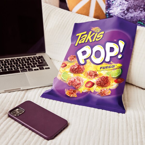 Takis Pop! Fuego Hot Chili Pepper & Lime Popcorn, 2 oz