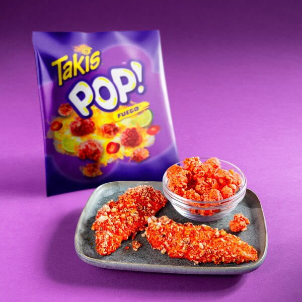 Takis Pop! Fuego Hot Chili Pepper & Lime Popcorn, 2 oz