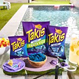 Takis Blue Heat Rolls Hot Chili Pepper Flavored Spicy Tortilla Chips, 3.25 oz, thumbnail image
