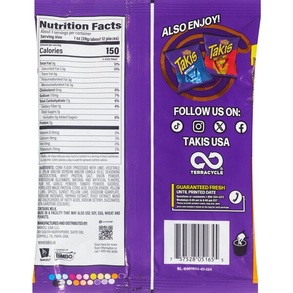 Takis, Nacho Xplosion 3.25 oz