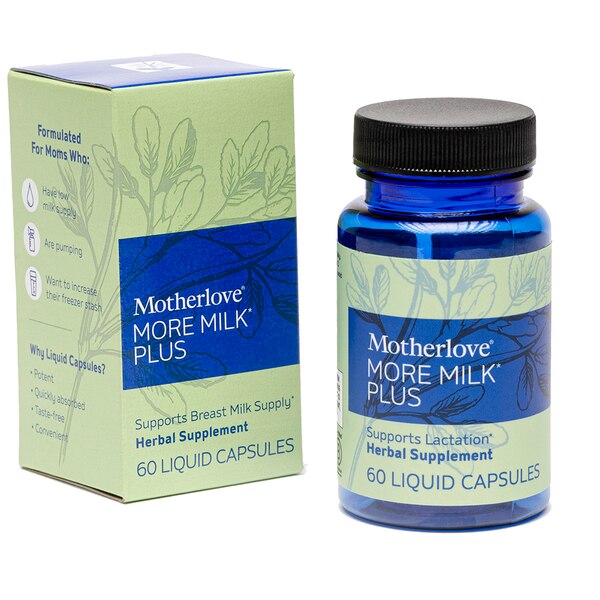 Motherlove Breastfeeding More Milk Capsules, 60 count