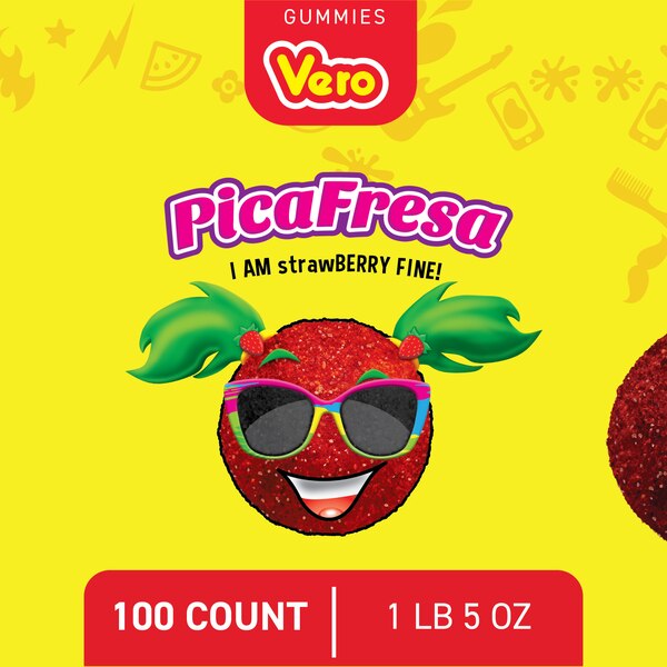 Vero Picafresa Strawberry Chewy Candy