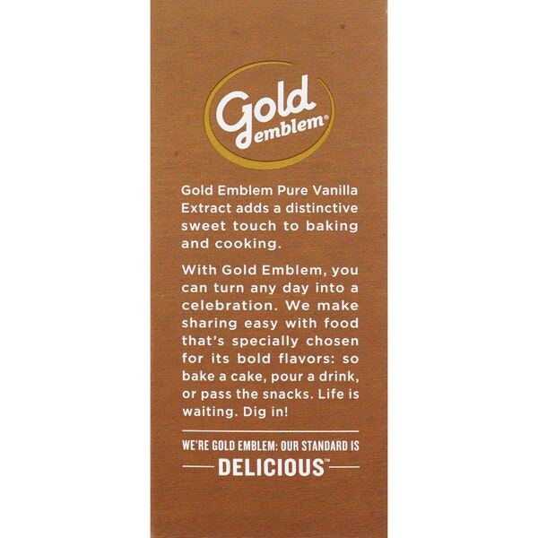 Gold Emblem Pure Vanilla Extract, 1 oz