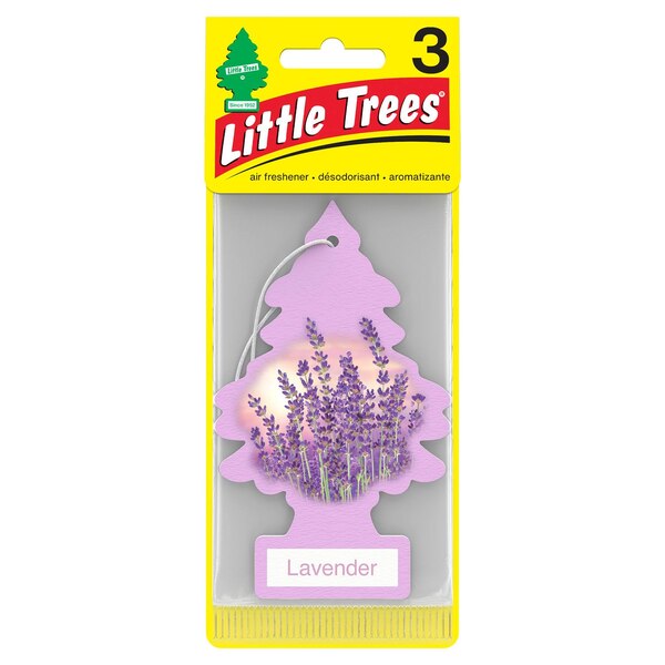 Little Trees Car Air Freshener, Lavender Scent, 3 ct