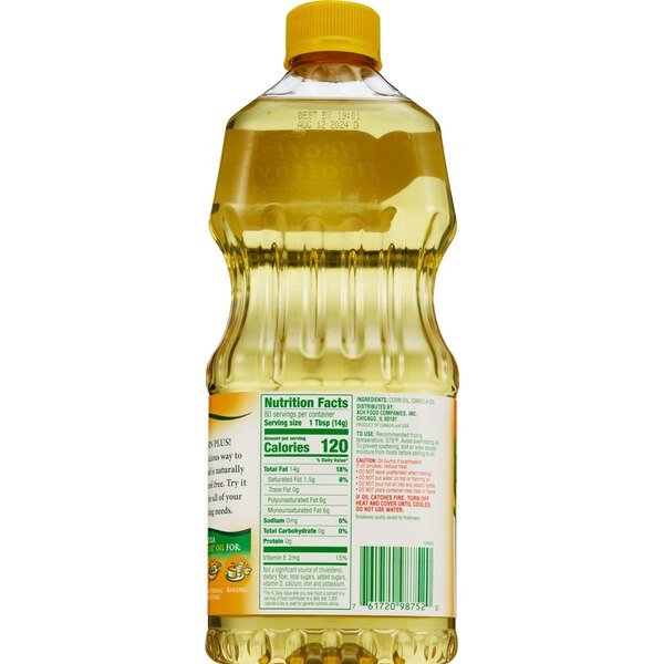 Mazola Corn Plus Corn Oil, 40 OZ