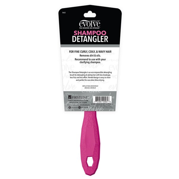 Firstline Evolve Shampoo Detangler Hair Brush