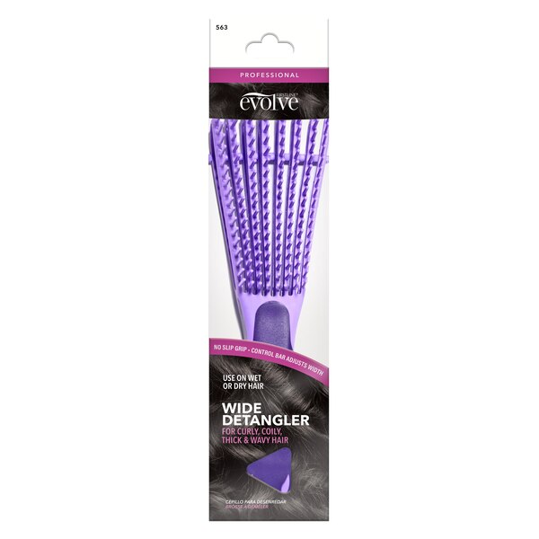 Evolve Wide Flow-Thru Detangler Brush