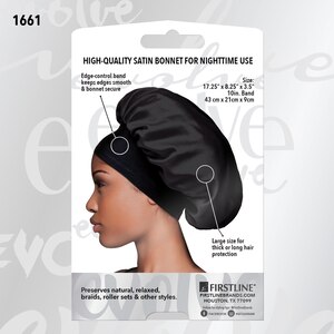 Evolve Luxe Satin Wide-Edge Bonnet