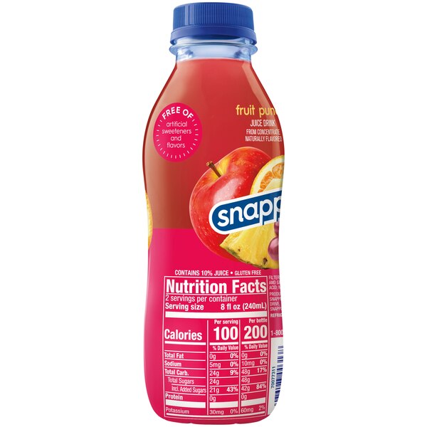 Snapple Drink Fruit Punch, 16 OZ