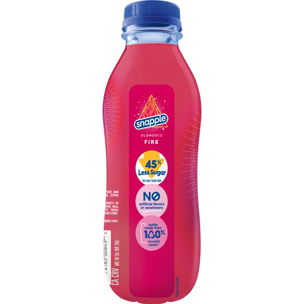 Snapple Elements Fire Dragonfruit Juice Drink, 15.9 OZ