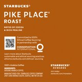 Starbucks Coffee K-Cup Pike Place Coffee, Medium Roast, 10 ct, thumbnail image