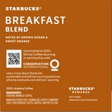 Starbucks Breakfast Blend K-Cup Pods, 10 ct, thumbnail image